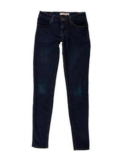 Pre-owned J Brand Low-rise Skinny Leg Jeans In Blue