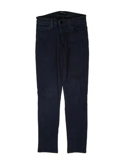 Pre-owned J Brand Low-rise Skinny Leg Jeans In Blue