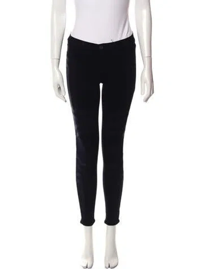 Pre-owned J Brand Low-rise Skinny Leg Jeans In Blue