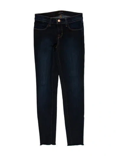 Pre-owned J Brand Low-rise Skinny Leg Jeans In Blue