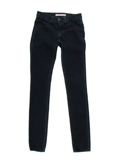 Pre-owned J Brand Low-rise Skinny Leg Jeans In Blue