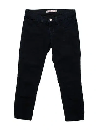 Pre-owned J Brand Low-rise Skinny Leg Jeans In Blue