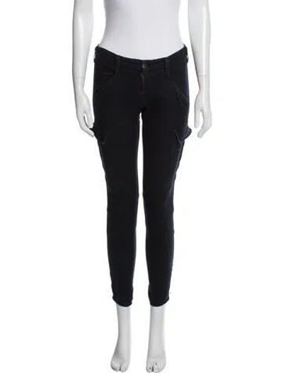 Pre-owned J Brand Low-rise Skinny Leg Jeans In Blue