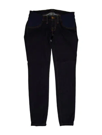 Pre-owned J Brand Low-rise Skinny Leg Jeans In Blue
