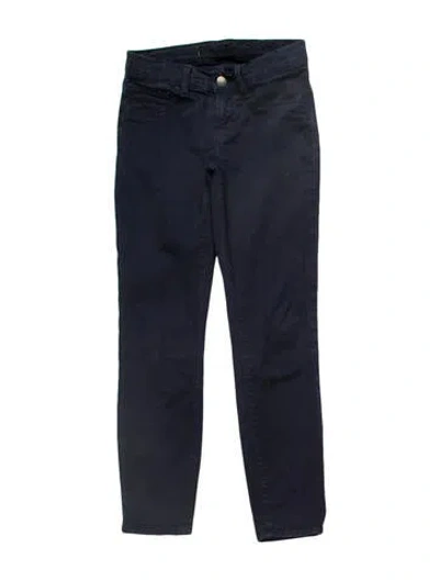 Pre-owned J Brand Low-rise Skinny Leg Jeans In Blue
