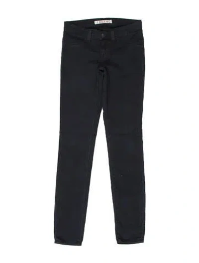 Pre-owned J Brand Low-rise Skinny Leg Jeans In Blue