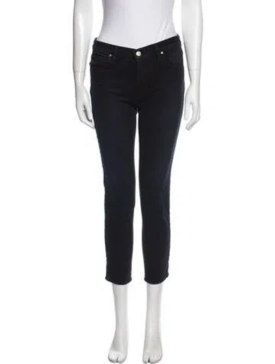 Pre-owned J Brand Low-rise Skinny Leg Jeans In Blue