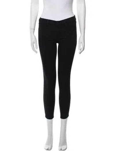 Pre-owned J Brand Low-rise Skinny Leg Jeans In Blue