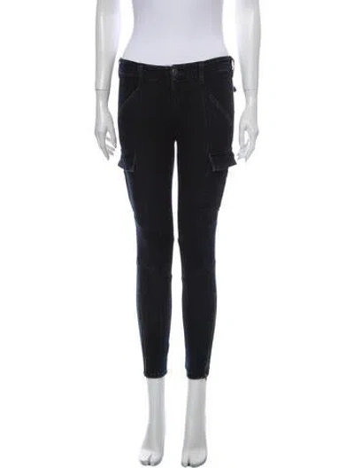 Pre-owned J Brand Low-rise Skinny Leg Jeans In Blue