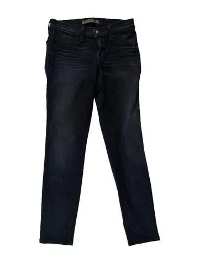 Pre-owned J Brand Low-rise Skinny Leg Jeans In Blue