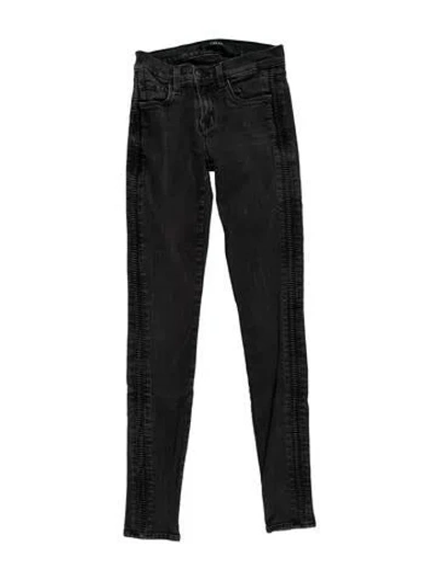 Pre-owned J Brand Low-rise Skinny Leg Jeans In Gray