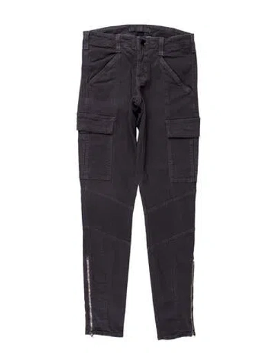 Pre-owned J Brand Low-rise Skinny Leg Jeans In Gray
