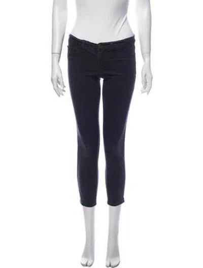 Pre-owned J Brand Low-rise Skinny Leg Jeans In Gray