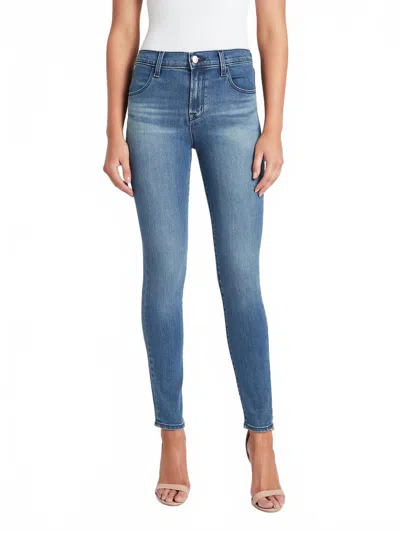 J Brand Maria High-rise Skinny Jean In Blue