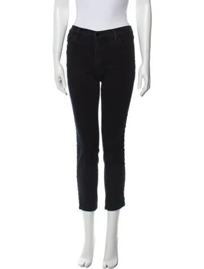 Pre-owned J Brand Maude Mid Rise Cigarette Skinny Leg Jeans In Blue