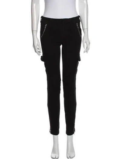 Pre-owned J Brand Mid-rise Skinny Leg Jeans In Black
