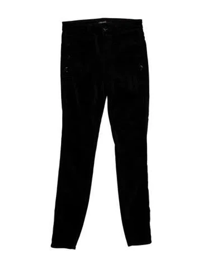Pre-owned J Brand Mid-rise Skinny Leg Jeans In Black