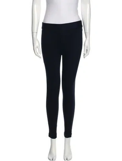 Pre-owned J Brand Mid-rise Skinny Leg Jeans In Black