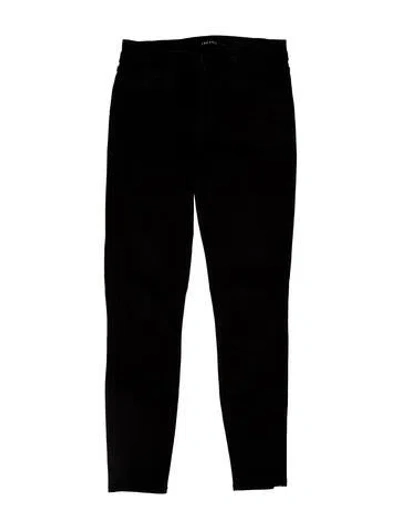 Pre-owned J Brand Mid-rise Skinny Leg Jeans In Black