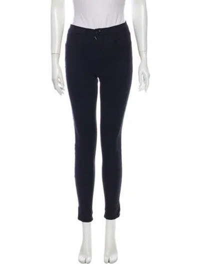 Pre-owned J Brand Mid-rise Skinny Leg Jeans In Black