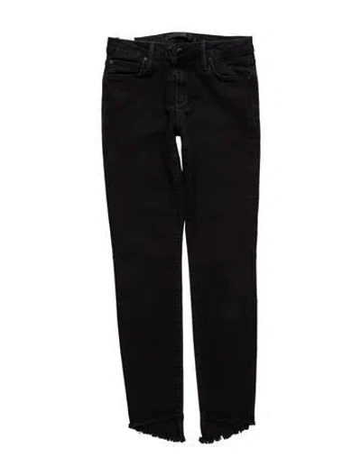 Pre-owned J Brand Mid-rise Skinny Leg Jeans In Black