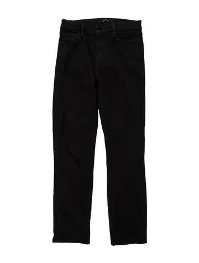 Pre-owned J Brand Mid-rise Skinny Leg Jeans In Black