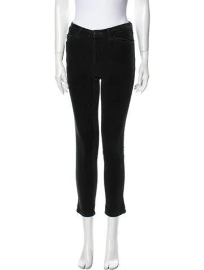 Pre-owned J Brand Mid-rise Skinny Leg Jeans In Black