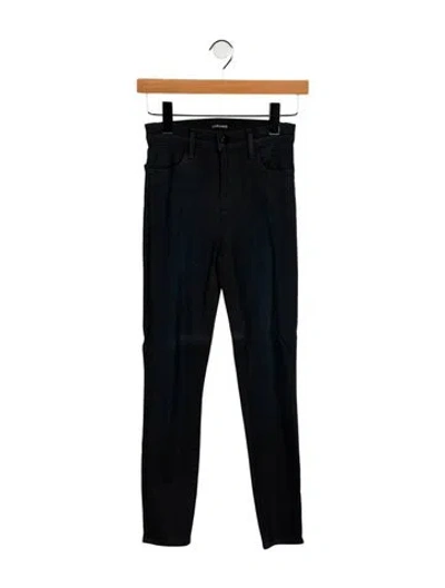 Pre-owned J Brand Mid-rise Skinny Leg Jeans In Blue