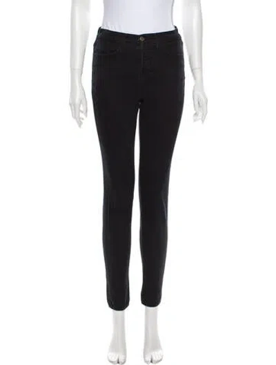 Pre-owned J Brand Mid-rise Skinny Leg Jeans In Blue