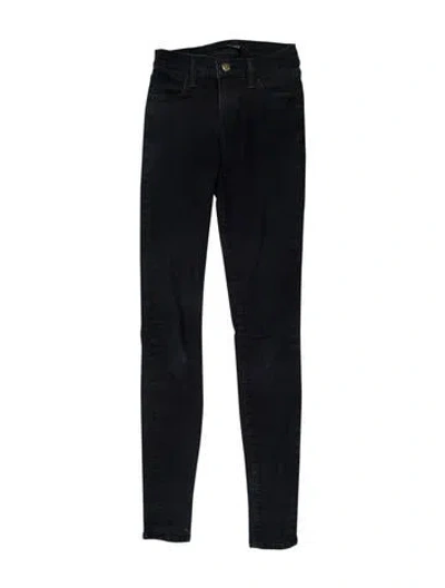 Pre-owned J Brand Mid-rise Skinny Leg Jeans In Blue