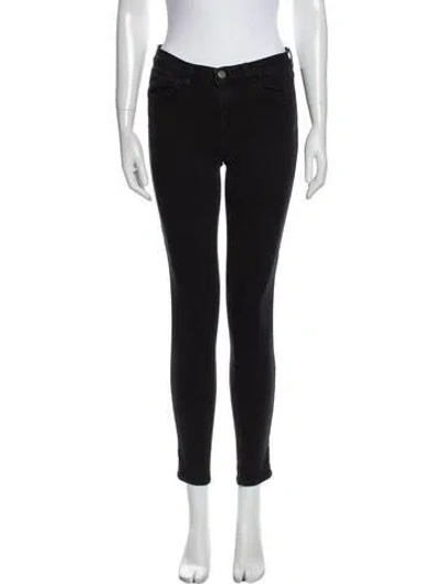 Pre-owned J Brand Mid-rise Skinny Leg Jeans In Blue