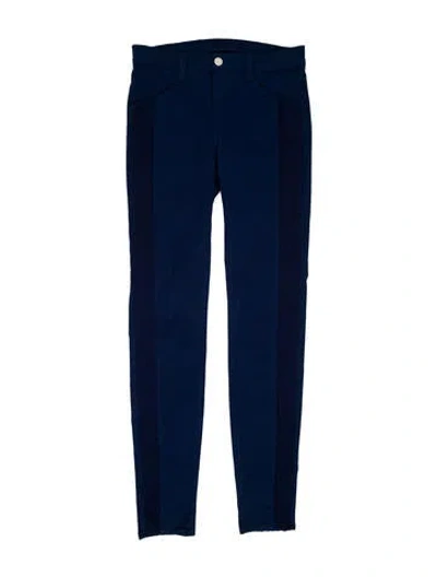 Pre-owned J Brand Mid-rise Skinny Leg Jeans In Blue