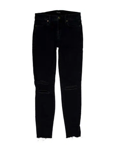Pre-owned J Brand Mid-rise Skinny Leg Jeans In Blue