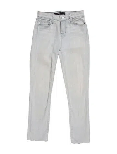 Pre-owned J Brand Mid-rise Skinny Leg Jeans In Blue