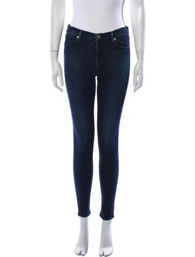 Pre-owned J Brand Mid-rise Skinny Leg Jeans In Blue
