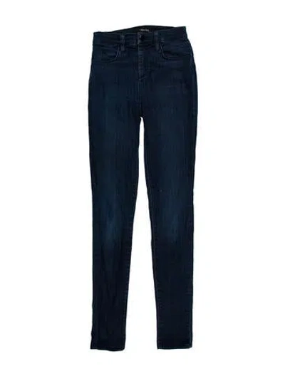 Pre-owned J Brand Mid-rise Skinny Leg Jeans In Blue