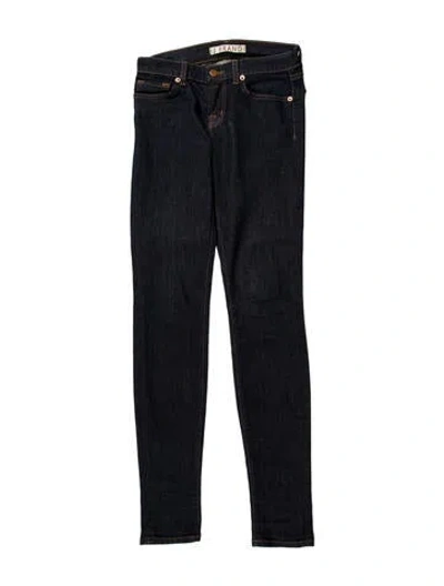 Pre-owned J Brand Mid-rise Skinny Leg Jeans In Blue