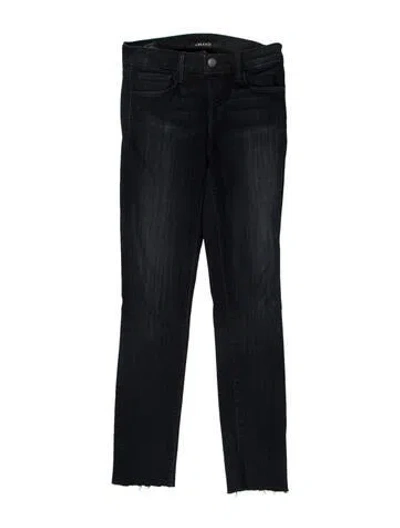 Pre-owned J Brand Mid-rise Skinny Leg Jeans In Blue