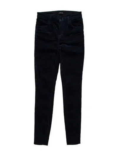 Pre-owned J Brand Mid-rise Skinny Leg Jeans In Blue