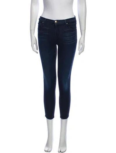 Pre-owned J Brand Mid-rise Skinny Leg Jeans In Blue
