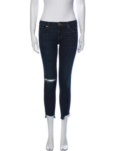 Pre-owned J Brand Mid-rise Skinny Leg Jeans In Blue