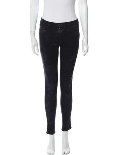 Pre-owned J Brand Mid-rise Skinny Leg Jeans In Blue
