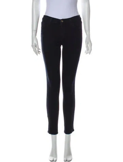 Pre-owned J Brand Mid-rise Skinny Leg Jeans In Blue