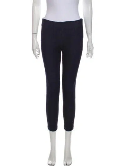 Pre-owned J Brand Mid-rise Skinny Leg Jeans In Blue