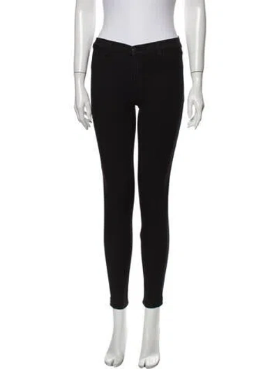 Pre-owned J Brand Mid-rise Skinny Leg Jeans In Blue