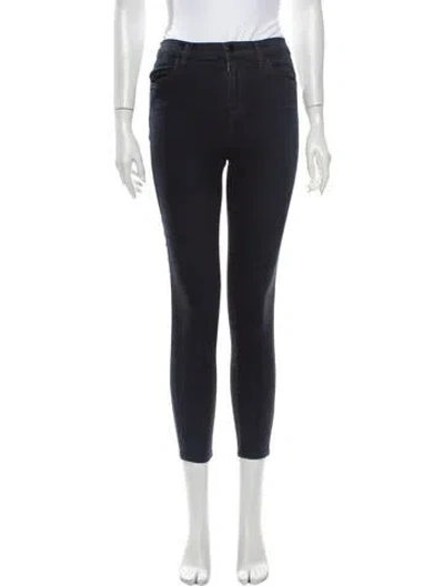 Pre-owned J Brand Mid-rise Skinny Leg Jeans In Blue