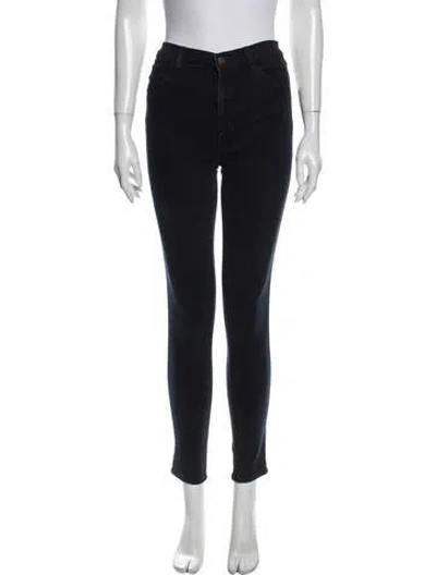Pre-owned J Brand Mid-rise Skinny Leg Jeans In Blue
