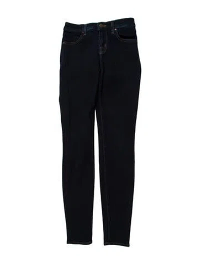 Pre-owned J Brand Mid-rise Skinny Leg Jeans In Blue