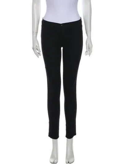 Pre-owned J Brand Mid-rise Skinny Leg Jeans In Blue