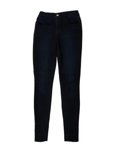 Pre-owned J Brand Mid-rise Skinny Leg Jeans In Blue